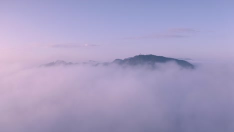 aerial view beautiful of morning.