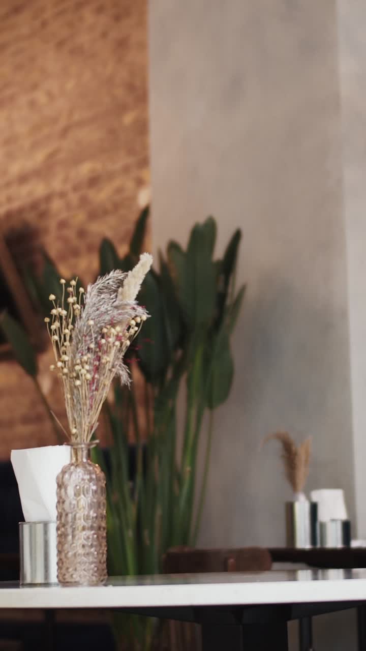 Reserved Table in a Cafe