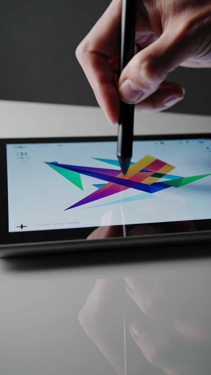 Digital Art on Tablet