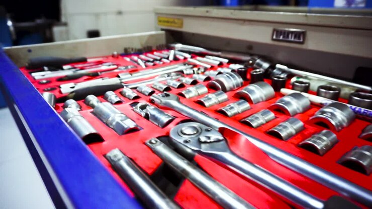 Organized Mechanic Tool Drawer