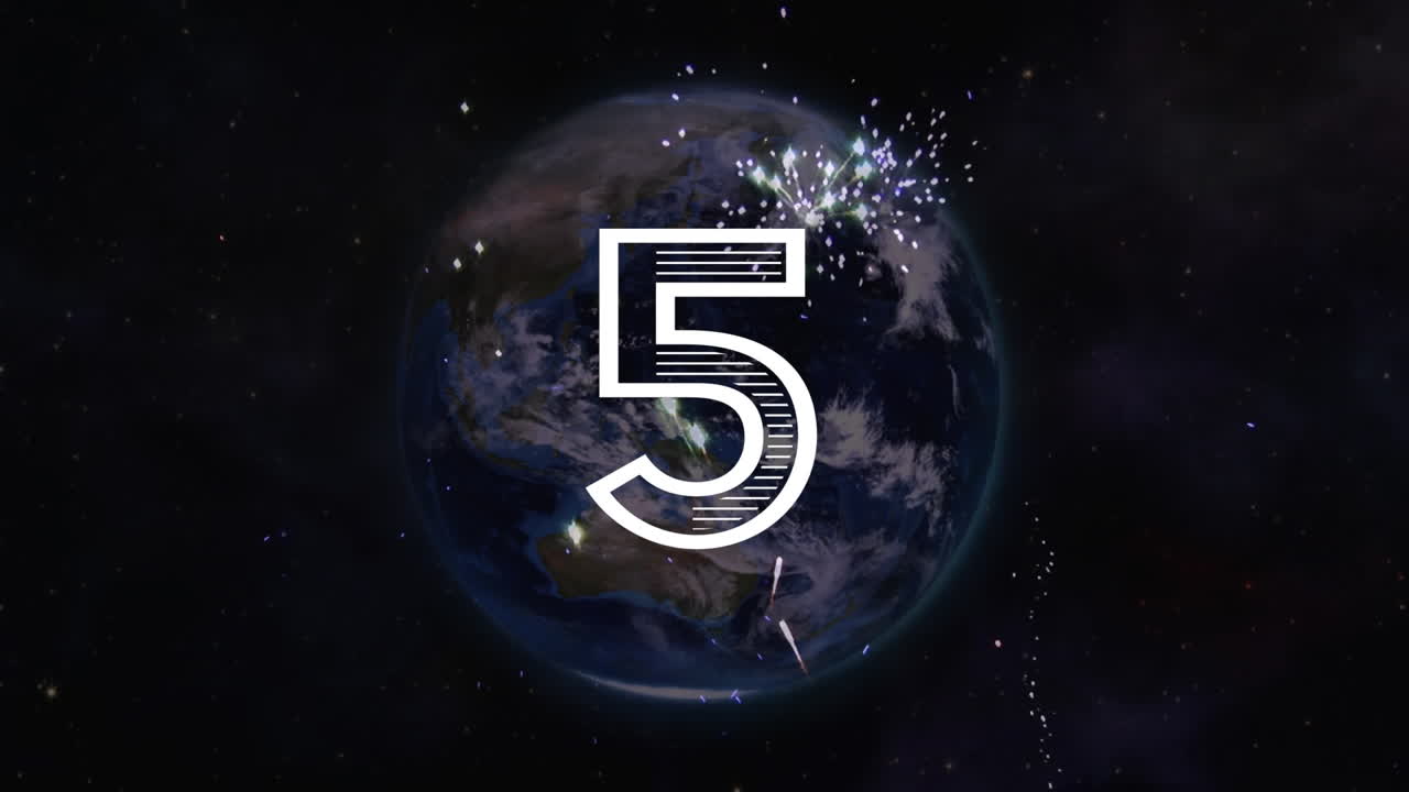Animated countdown video
