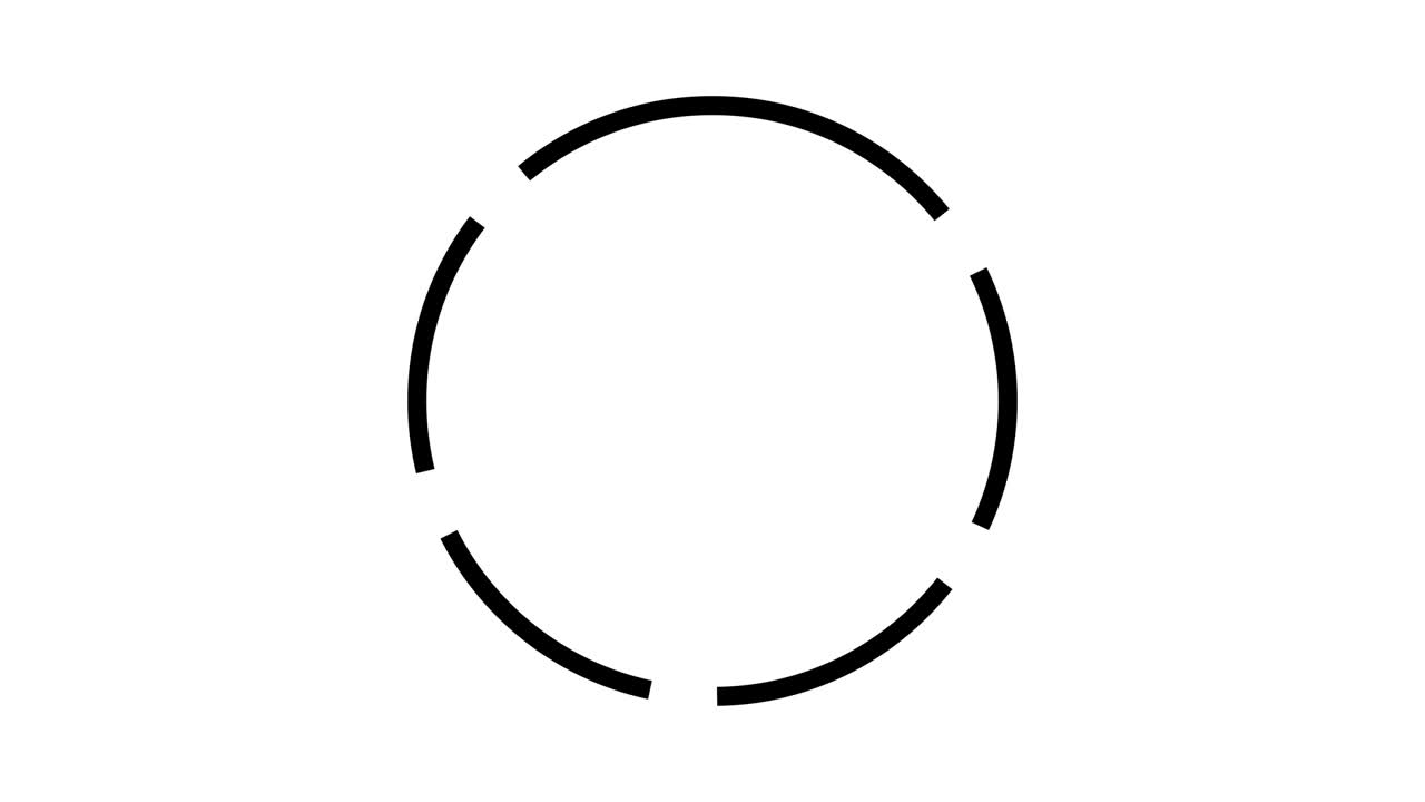 원 회전 스플릿 팝 애니메이션 모션 그래픽