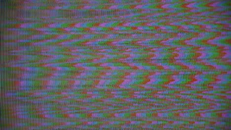 Glitch-TV-Geräuschmuster.-Animation