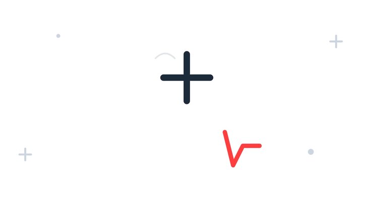 Animated Mathematical Symbol Transformation and Motion Graphics