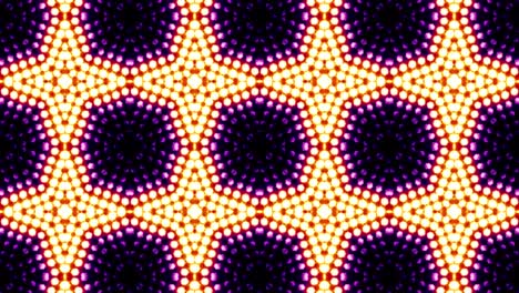 kaleidoscope abstract disco dance lights background, loop