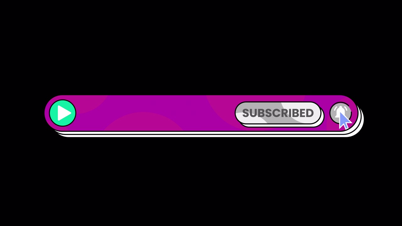 애니메이션 구독 버튼 및 알림 벨 마우스 클릭