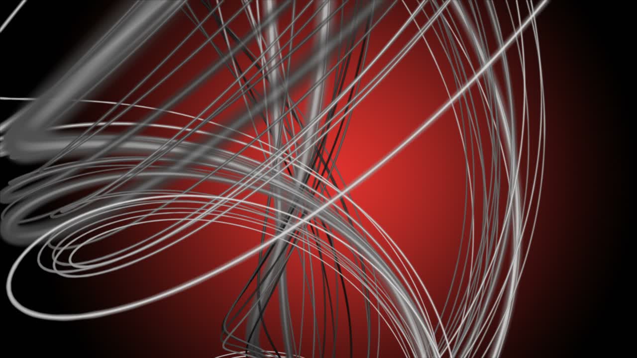 animación fantástica con objeto de onda de rayas en cámara lenta, 4096x2304 bucle 4k