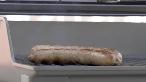 close up of sausages on the grill, barbeque, bbq