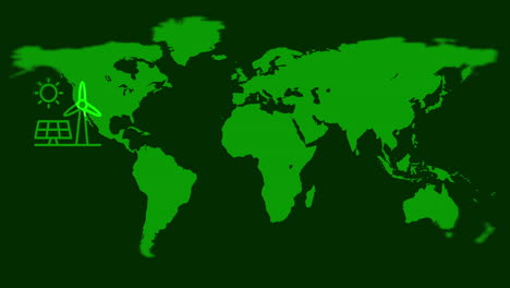 energía renovable y mapa mundial: una visión para un futuro sostenible