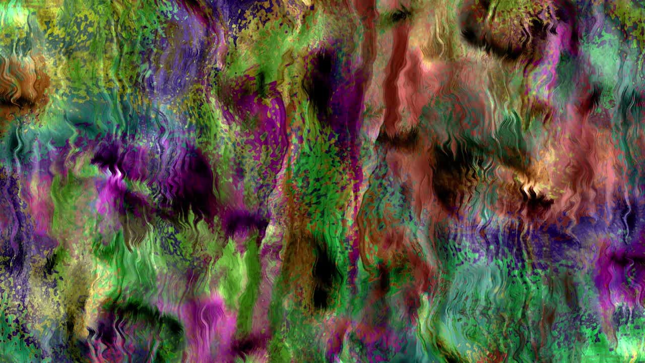 animación abstractamente colorida con un fondo líquido multicolor.