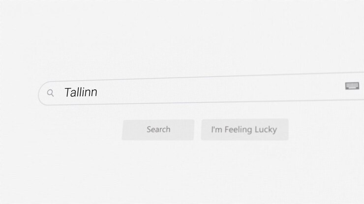 Ricerca di Tallinn sul browser Internet