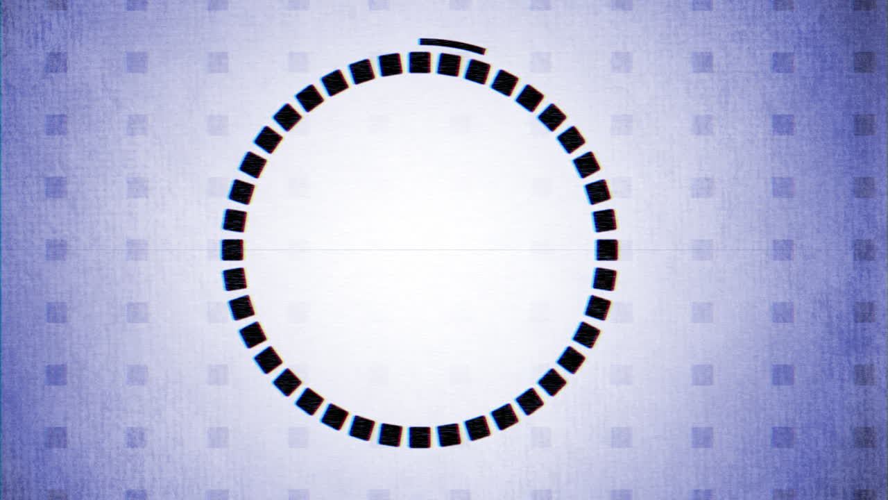 80년대와 90년대 스타일의 모션 복고풍 영화 카운트다운 27