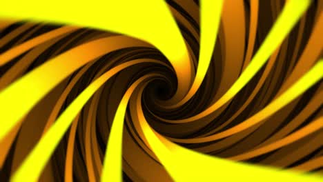 abstract yellow and gold spiral vortex