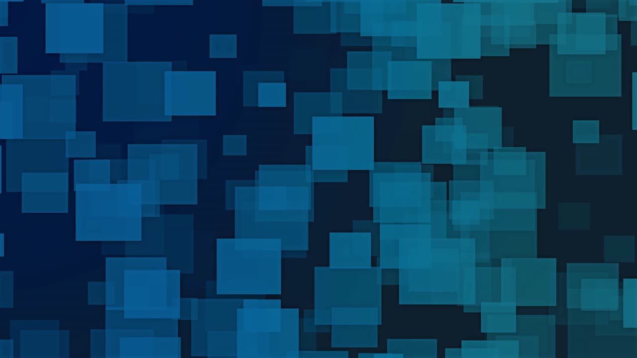 Abstract Blue Squares Pattern