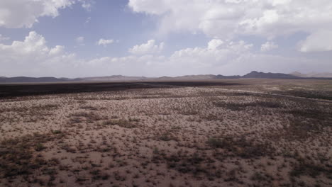 the west texas chihuahuan desert in the big bend region, aerial view