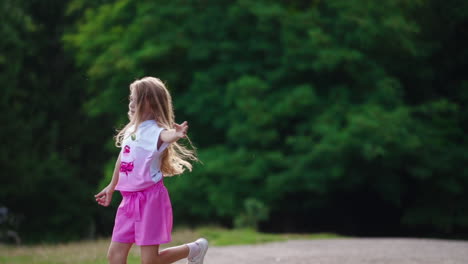 cute happy little girl. adorable smiling little girl child outdoor