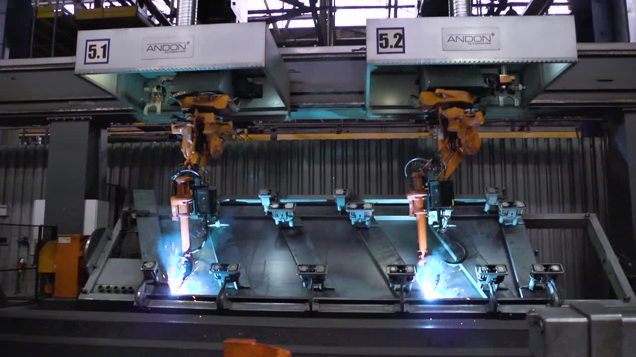 Automated Welding Process using Industrial Robots