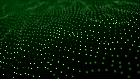 abstract motion background, bokeh slick loop green