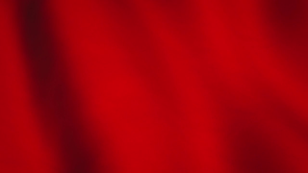 advertencia de bandera roja como símbolo de peligro o peligro - bucle de animación sin fisuras