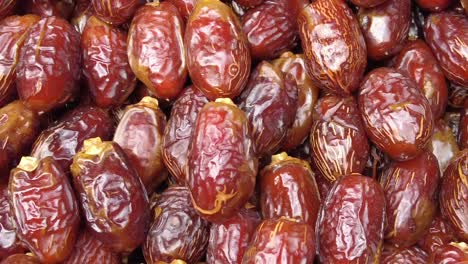 many date fruits display for sale at local market