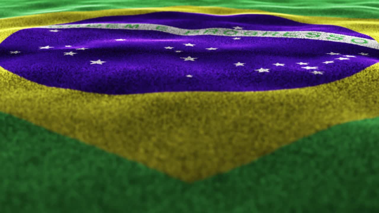 brasil, fondo de alfombra textil, cámara fija, bucle