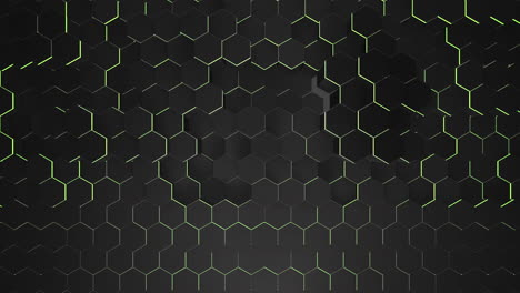 motion dark black hex grid background 17