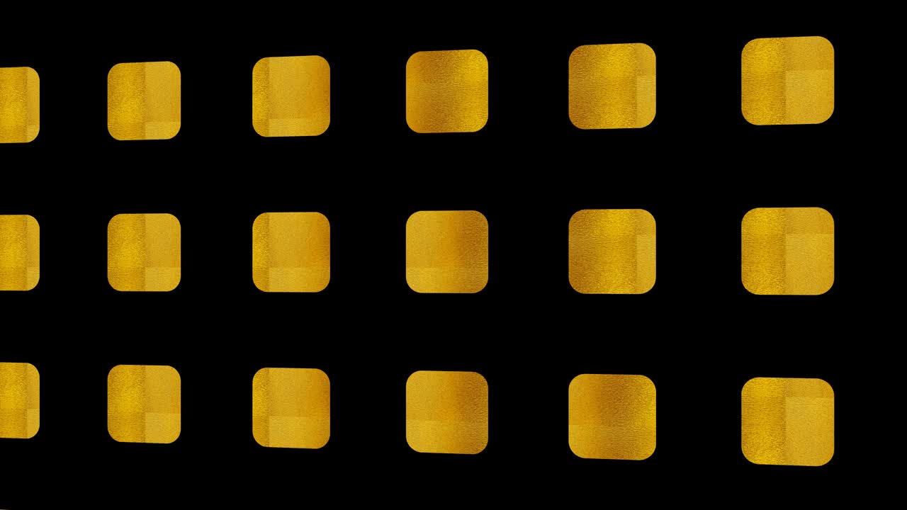골드 아트 데코 모티브와 비디오 구성에 대한 텍스처를 가진 배경 비디오 영상