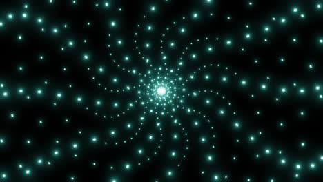 patrón de luz en espiral azul y verde abstracto