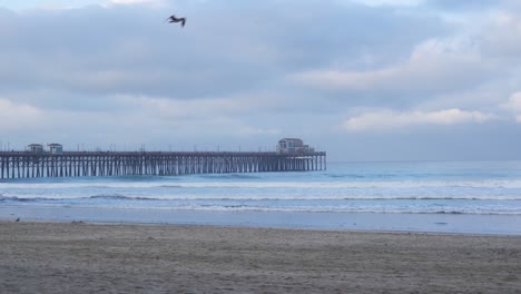 oceanside, california on an overcast morning