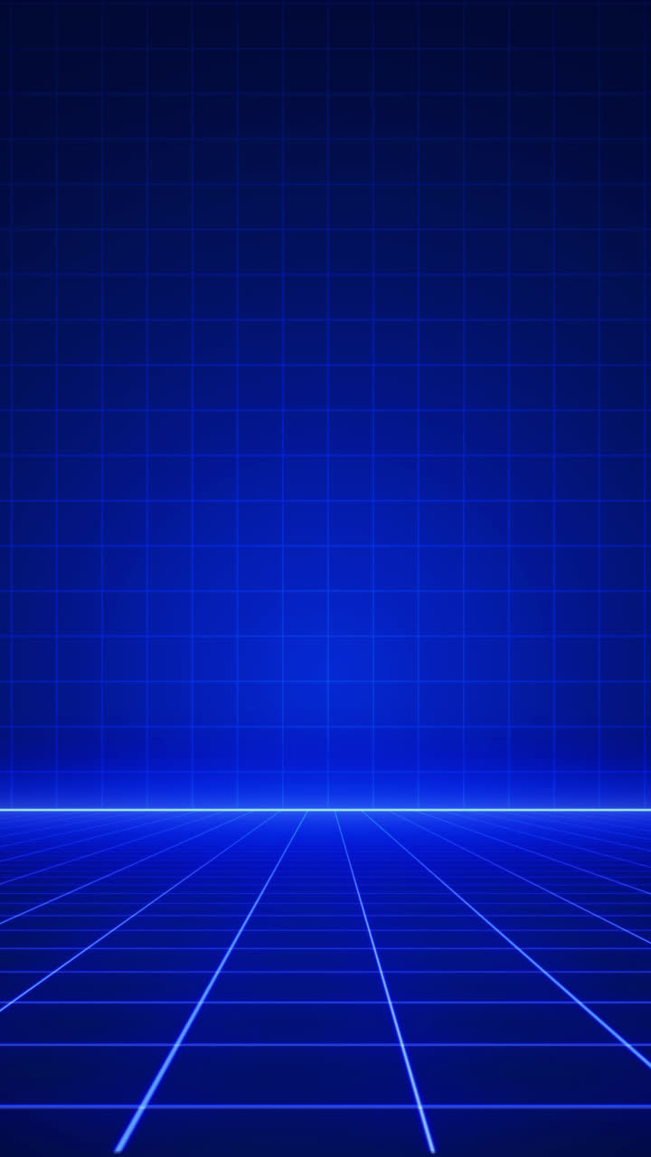 Blue Grid Digital Background