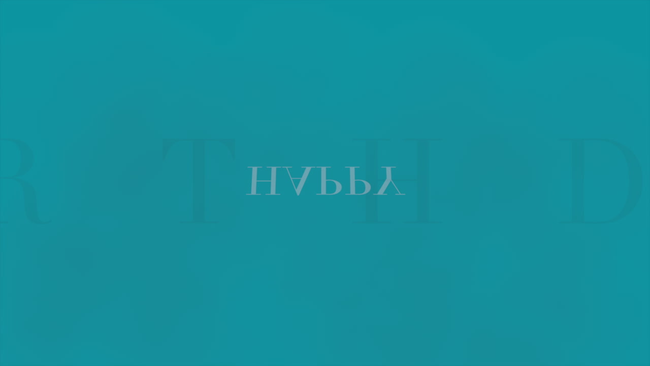feliz cumpleaños texto en azul gradiente moderno
