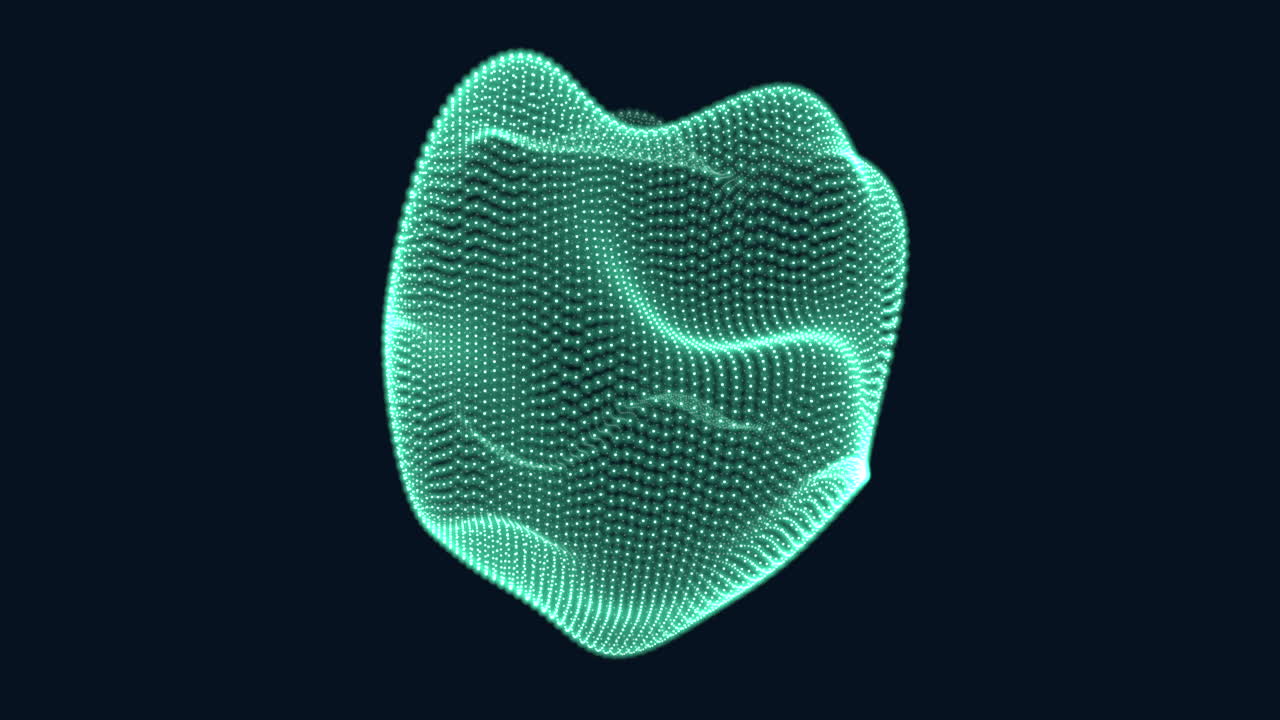 A 3D graphic showcasing a heart composed of pink lines, symbolizing love and affection. The striking visual conveys a clear emotional message