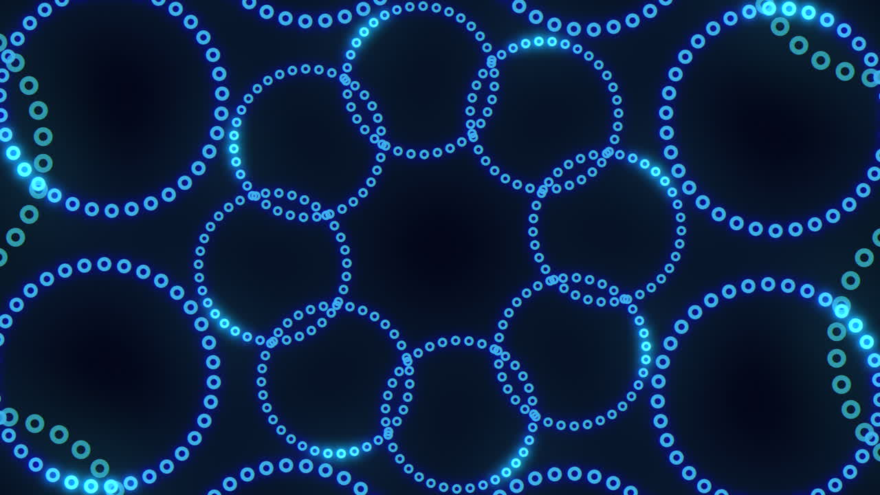 patrón circular de punto azul diseño intrincado creado con software informático