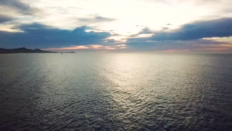 Foto-Fija-Del-Amanecer-Sobre-El-Mar-De-Cortés-En-Los-Cabos,-México.