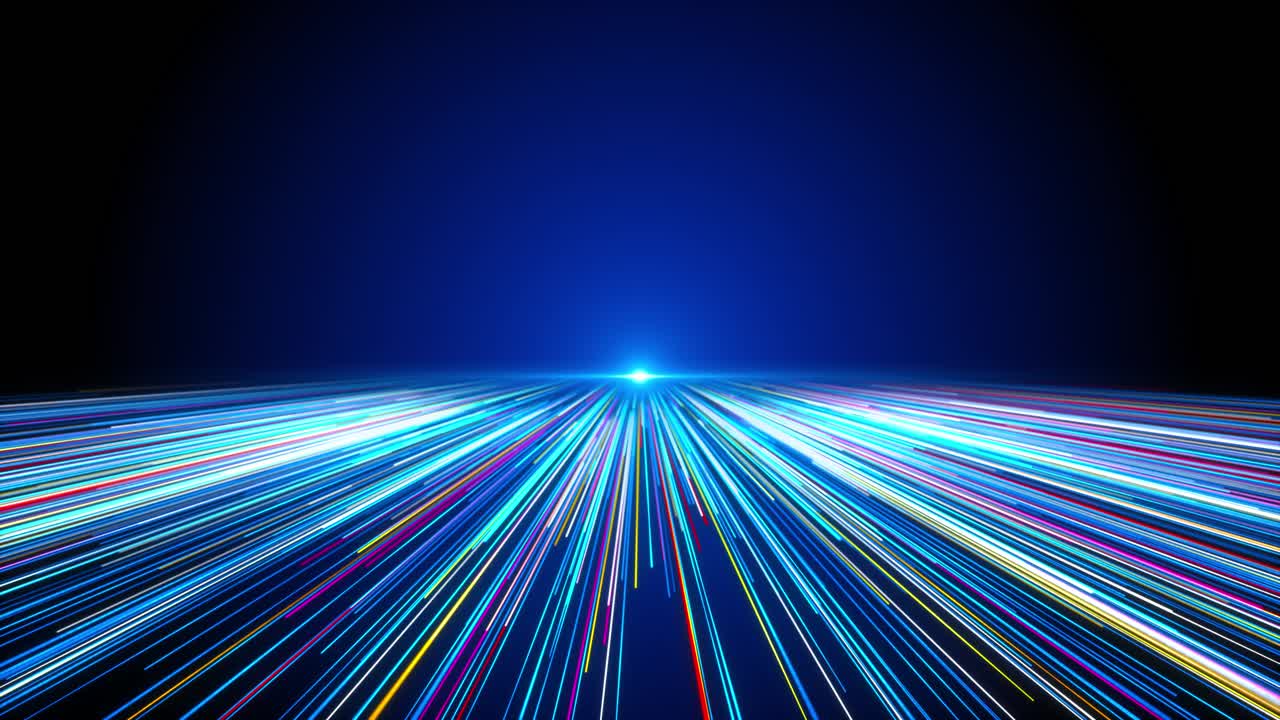 Sfondo astratto con scie luminose