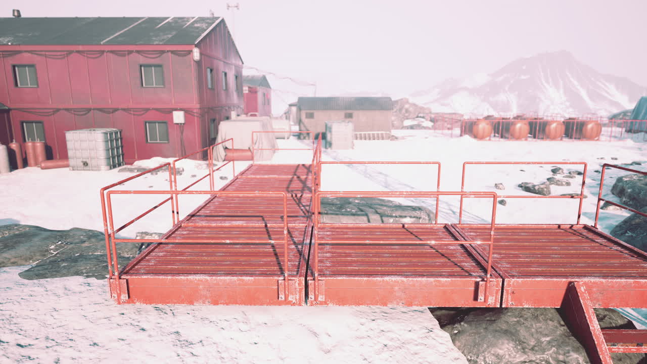 vista de la estación de investigación meteorológica
