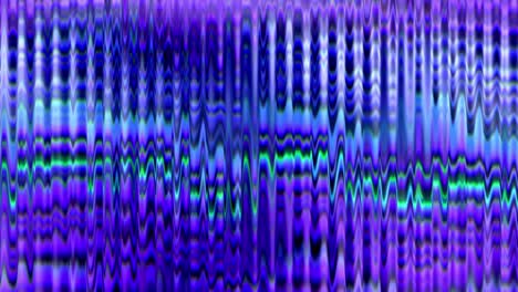 fondo brillante con onda de sonido holográfica. vídeo de stock de bucle de animación.