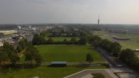 Das-Neu-Gebaute-Wohngebiet-In-Der-Nähe-Von-Goese-Meer-In-Den-Niederlanden