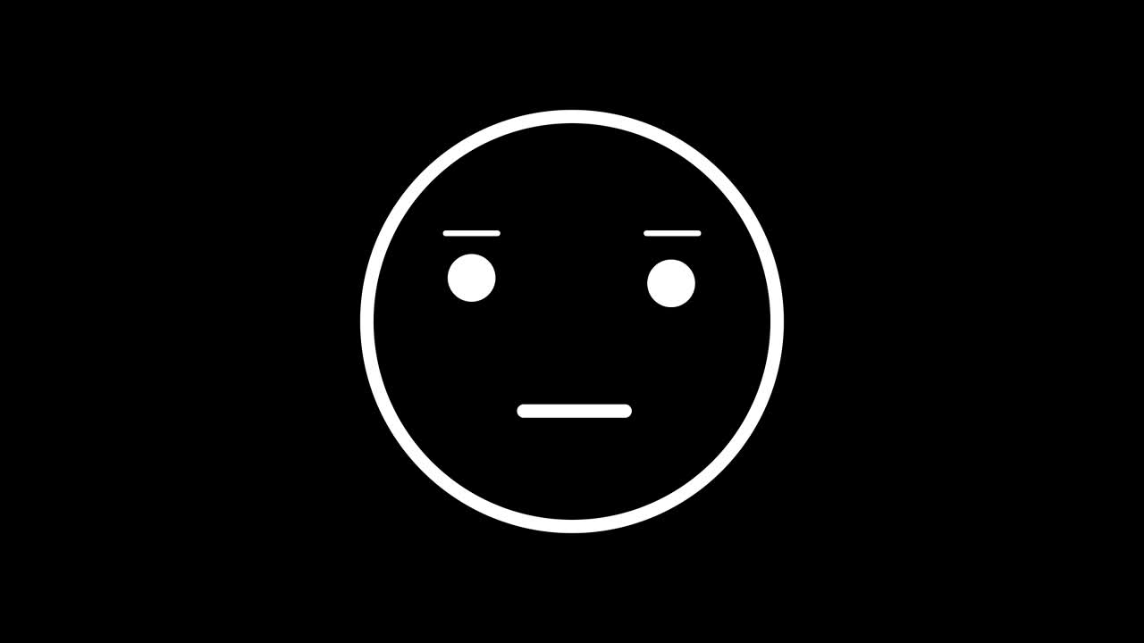 마 매트와 함께 화가 난 감정 애니메이션. 알파 마 마트 포함되어 있습니다. 4k 비디오