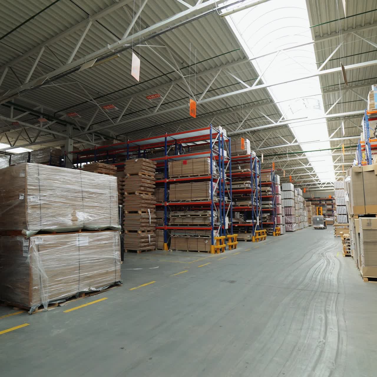 Factory for the production of parquet board. Manufacture of flooring, parquet processing