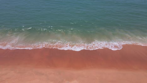 goa waves top view texture animated drone shot india prospective drone shot