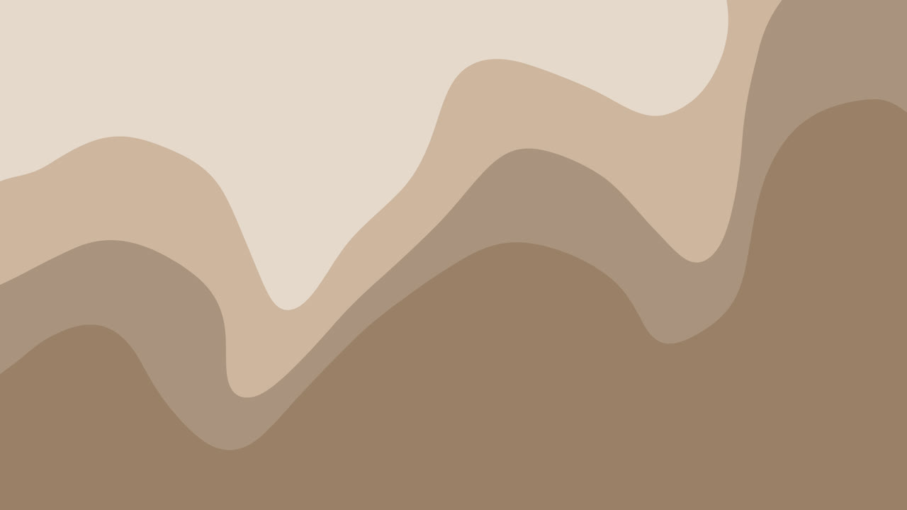 Boucle de fond abstrait ondulé avec dégradé marron et beige