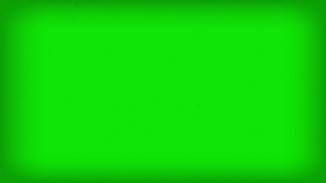 Noise animation of old film ( green background for chroma key use)