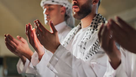 muslims in prayer