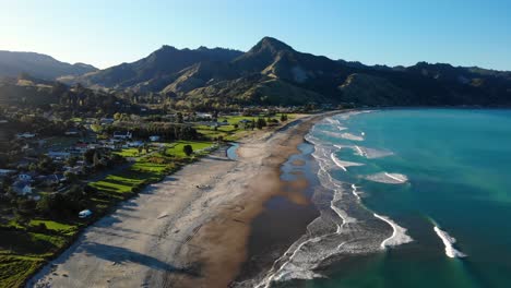 beautiful evening at tokomaru bay