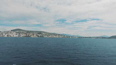 from sarande albania to corfu, by boat, cinematic places