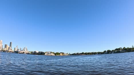 panoramic view of gold coast skyline