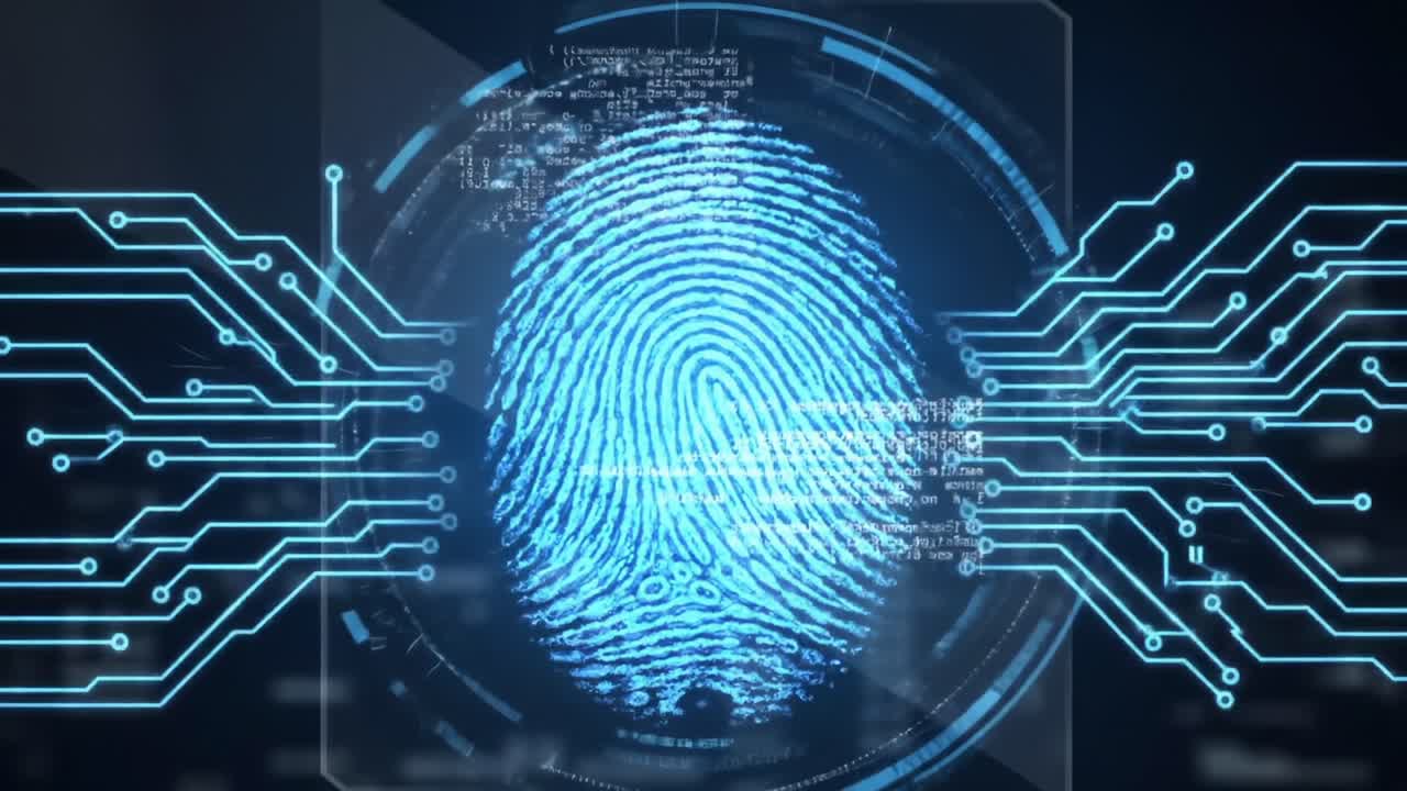 Exploring the Digital Age of Biometrics: A Close-Up on Fingerprint Scanning Technology, Merging Security with Innovation in a High-Tech Environment