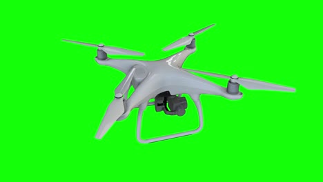 drone flying with action camera