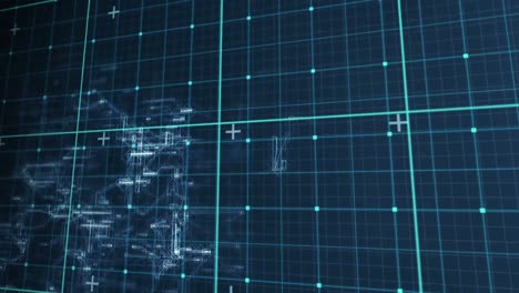 animación digital de la matriz